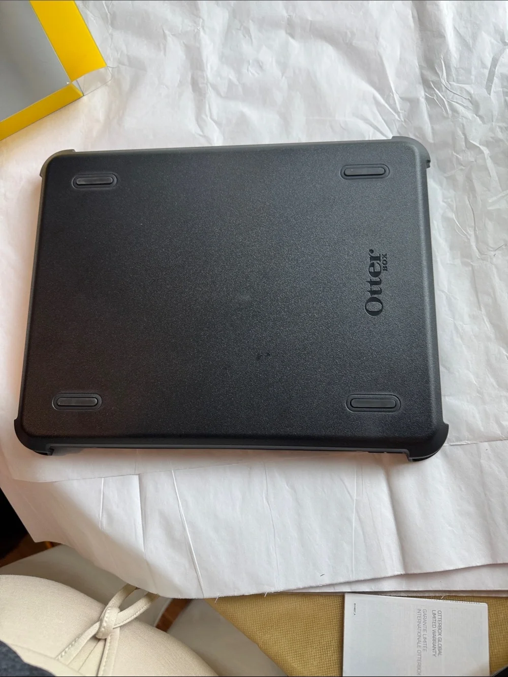 OtterBox Defender Series Rugged iPad Case - Black & Yellow Accents